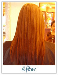 Before and After / Brazilian Keratin Hair Treatment