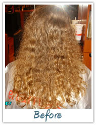 Before and After / Brazilian Keratin Hair Treatment