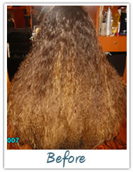 Before and After / Brazilian Keratin Hair Treatment